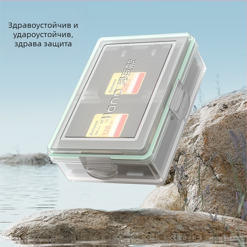 Green Giant Energy LP-E6 кутия за съхранение на батерия за камери, съвместима с R5/R6 и 60D/70D/80D/90D/5D4