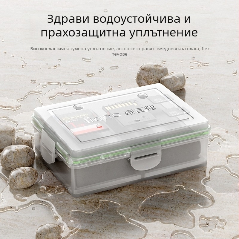 Green Giant Energy LP-E6 кутия за съхранение на батерия за камери, съвместима с R5/R6 и 60D/70D/80D/90D/5D4