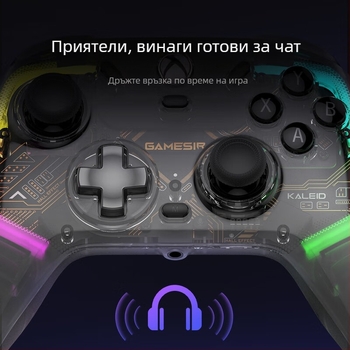 GameSir K1 кабелен геймпад за Xbox, USB, вибрация и сензор за движение, съвместим с Xbox 360 и PC