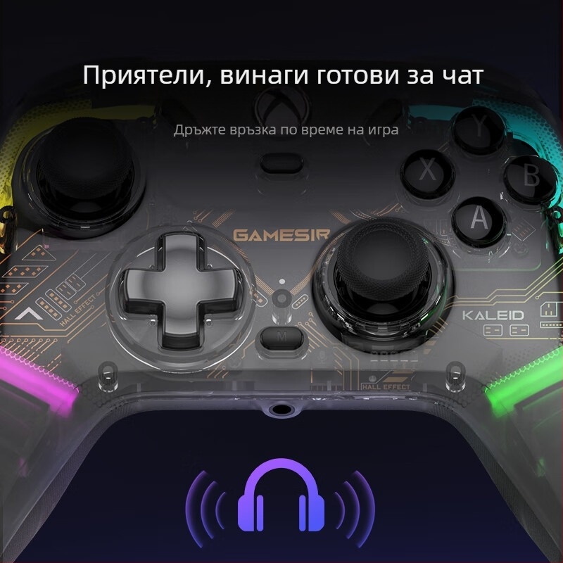 GameSir K1 кабелен геймпад за Xbox, USB, вибрация и сензор за движение, съвместим с Xbox 360 и PC