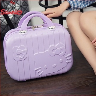 Мини куфар за пътуване с компактна козметична чанта, ABS+PC корпус, универсални колела, отваряне с цип, водоустойчив, ултралек, антибактериален, подходящ за всички полове