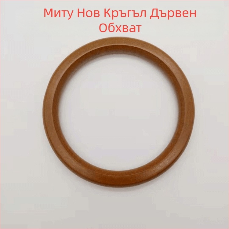 Кръгла дървена дръжка за чанта, модел A-089, марка Meters