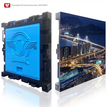 Вътрешен LED дисплей с пикселен ход P1.25, резолюция 1920x1080, 640000 пиксела, модул 320x160, 256 нива на сивото