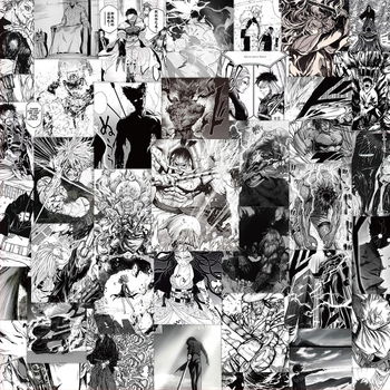 49 листа уникални самозалепящи стикери за DIY дневник и чаша, японски стил, печатни дизайни