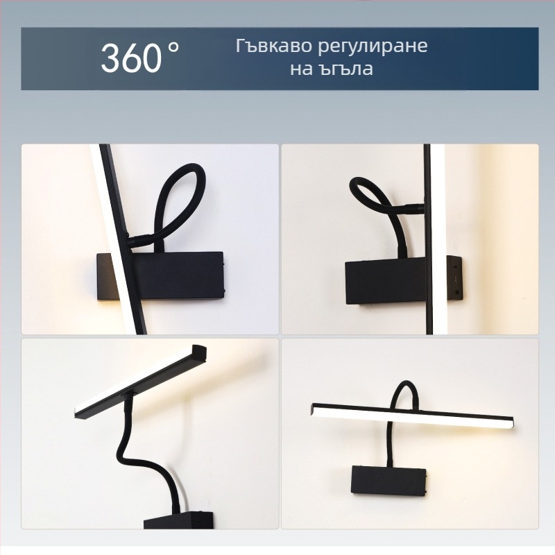 Warminson 1699 — LED огледална лампа за стена, електронен трансформатор, ≤36V, модерен стил