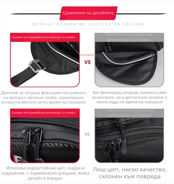 Мотоциклетна чанта за резервоар - GR-YXB08, полиестер, 3.7 л, GHOST RACING/Devil Race, с дъждовна защита