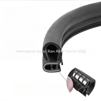 Автомобилна уплътнителна гумена лента, U-образен кант, защита от прах, водоустойчива и шумоизолационна за разпределителни шкафове; устойчивост на стареене, UV устойчивост, устойчивост на озон и киселинно-алкална среда