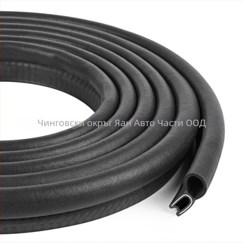 Автомобилна уплътнителна гумена лента, U-образен кант, защита от прах, водоустойчива и шумоизолационна за разпределителни шкафове; устойчивост на стареене, UV устойчивост, устойчивост на озон и киселинно-алкална среда