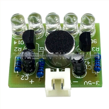 Електронен обучителен комплект за производство: звукоконтролирана LED лампа с мелодия, DIY модел (бренд: xlan; цел: електронно обучение; модел: diy)