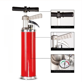 Високонапорен прочиствач на тръби за кухня и дом — железен корпус, отпушване на канализация и тоалетна