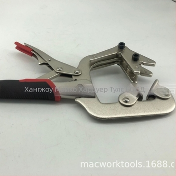 Macwork заваръчен държач за тръби – двойни челюсти (кръгла и квадратна), тежък държач за тръби от стомана, пластмаса и мед – многофункционален заваръчен инструмент