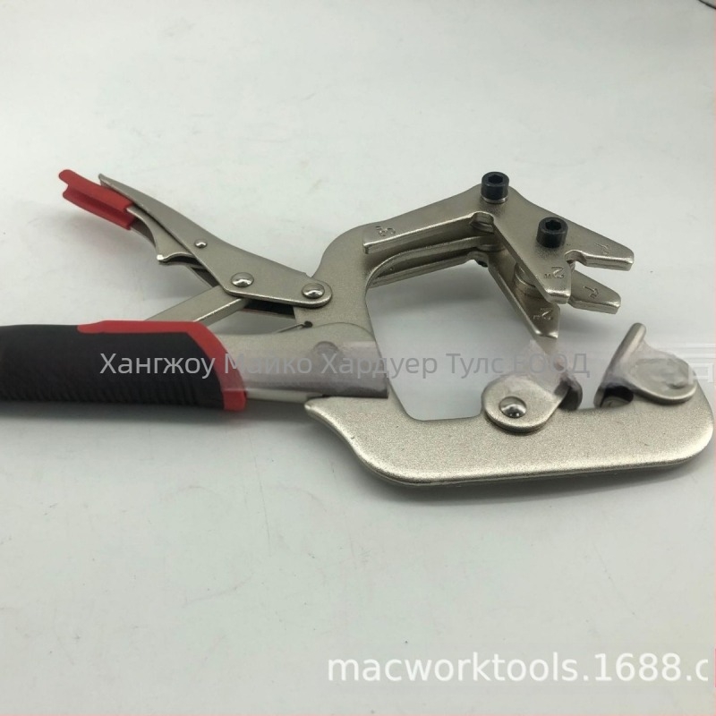 Macwork заваръчен държач за тръби – двойни челюсти (кръгла и квадратна), тежък държач за тръби от стомана, пластмаса и мед – многофункционален заваръчен инструмент