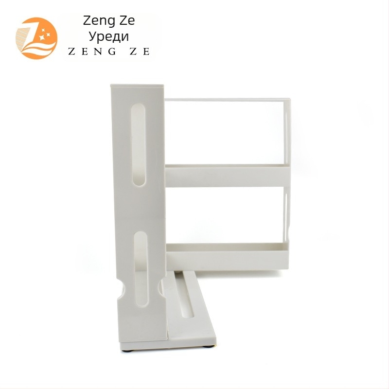 Многослоен шкаф за подправки и лекарства, въртящ се пластмасов органайзер