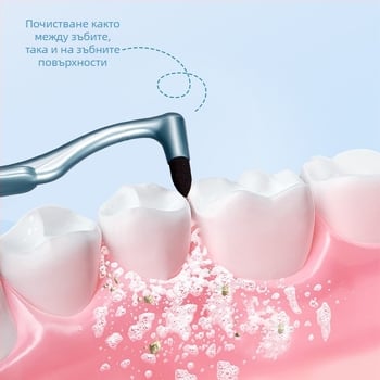 Четка за почистване на зъбни петна с Л-образна глава – за възрастни, модел G2069, марка xixi, ръчна