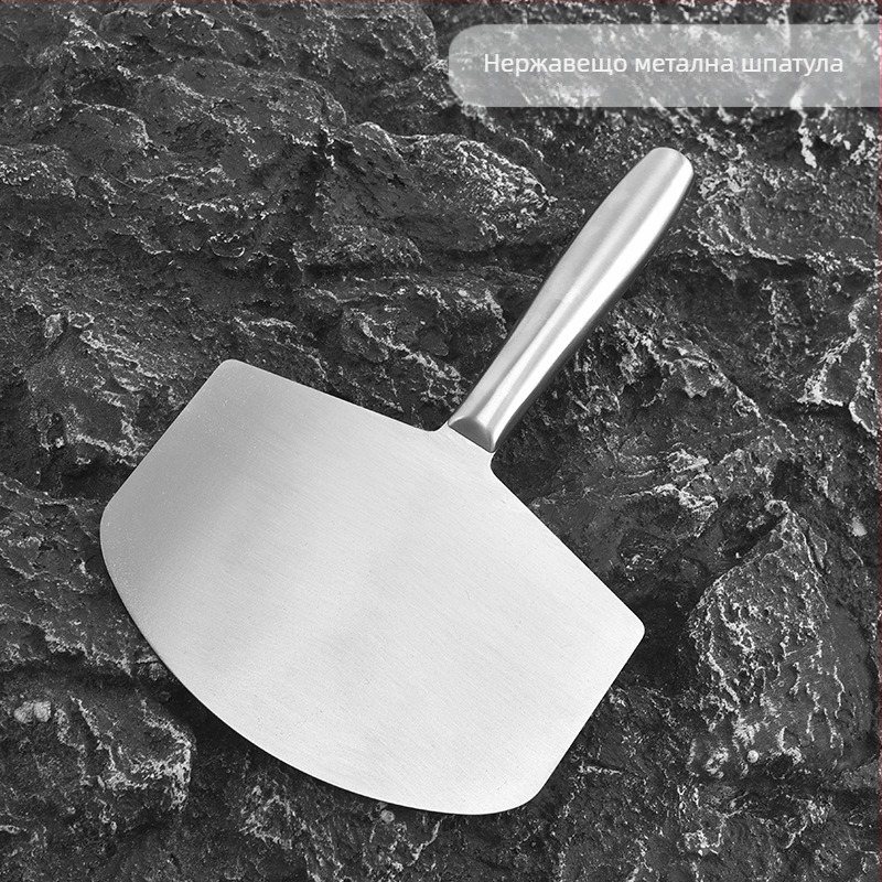 Аркова шпакловъчна лопатка с неръждаема стомана и скрепер за гипс — кръгъл инструмент за шпакловане