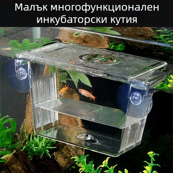 Акрилна инкубационна кутия за аквариумни риби – инкубация и изолация, разнообразни стилове
