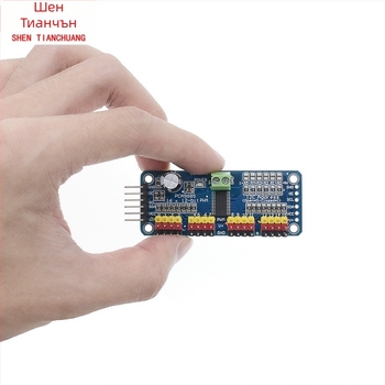Arduino съвместим PCA9685 16-канален PWM I2C платка