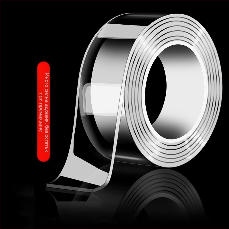 Нано лента (акрил) – двустранна лепенка за монтиране; многоразова; работа при нормална температура; подходяща за различни приложения за съхранение