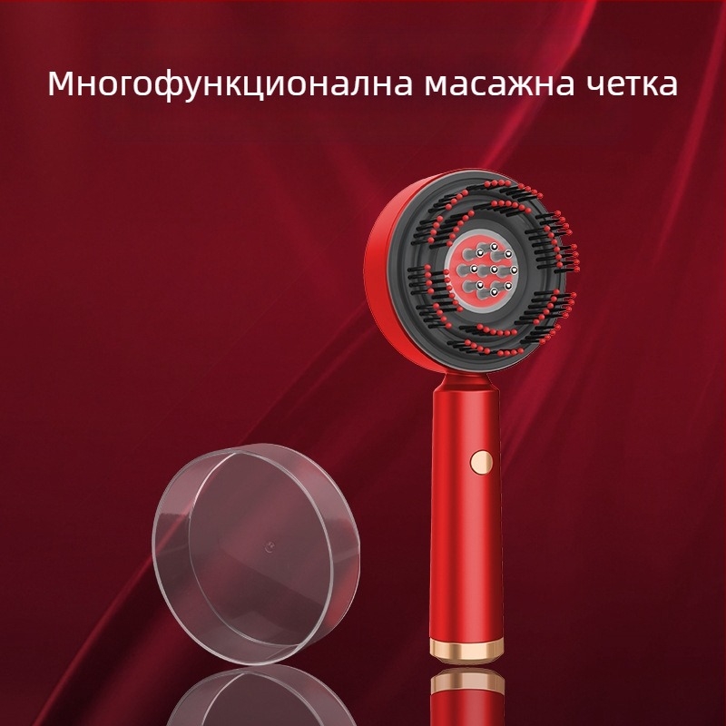 Масажен гребен за скалп с функция на месене за грижа за косата и растеж – 3 скорости