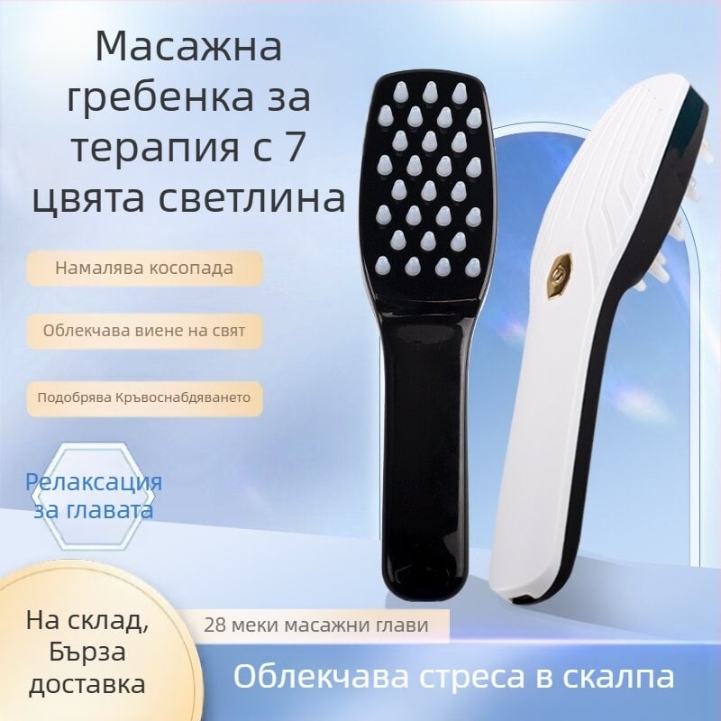 Електрически масажор за скалп за грижа за косата, 3-скоростна вибрация, модел Y-001, за възрастни, пуснат през септември 2024 г.