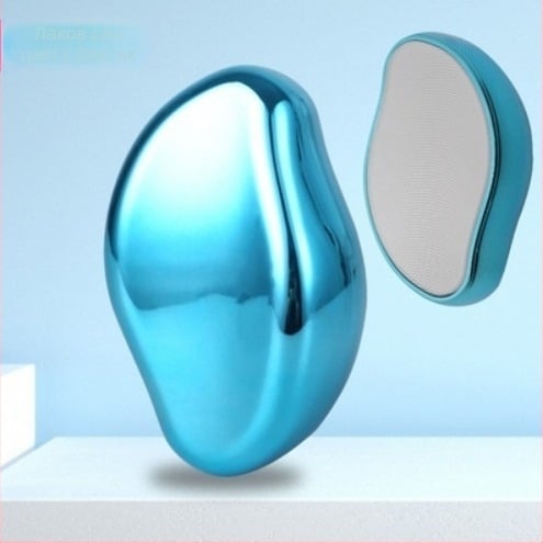 Ръчно обезкосмително устройство със стъкло, преносимо устройство за ексфолиация за домашна употреба, нано стъкло, кръгла глава за шлайфане