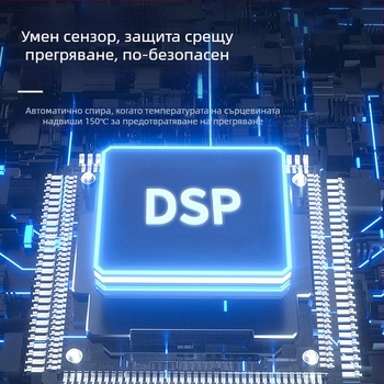 Портативен турбо вентилатор с ултраскоростно духане и всмукване за автомобилно почистване на прах; презареждаем, 7.4V, 150W, вакуум 16000Pa, кабел 60 см