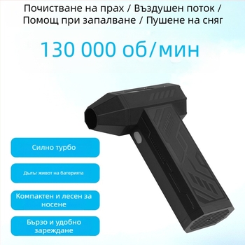 Kemeel WT-009 Десктоп прахоразпръсквач с сешоар за коса, презареждаема литиева батерия, 12V, без вакуум
