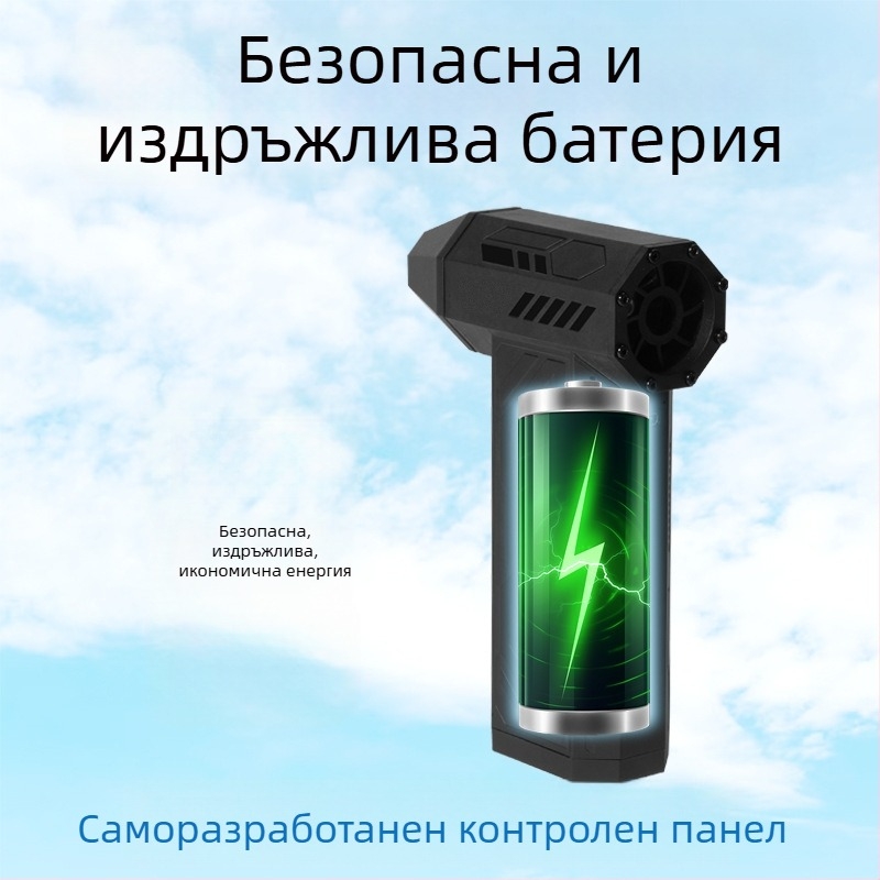 Kemeel WT-009 Десктоп прахоразпръсквач с сешоар за коса, презареждаема литиева батерия, 12V, без вакуум