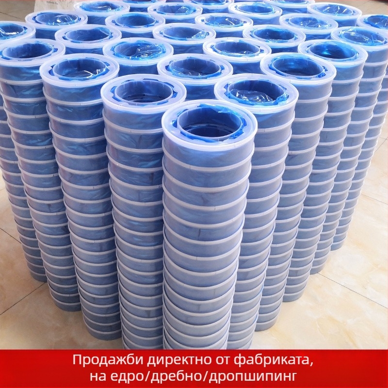 Лайнер за кошче за пелени, против миризма, LDPE, с плосък отвор, 72 броя, съвместим с Genie/Angelcare