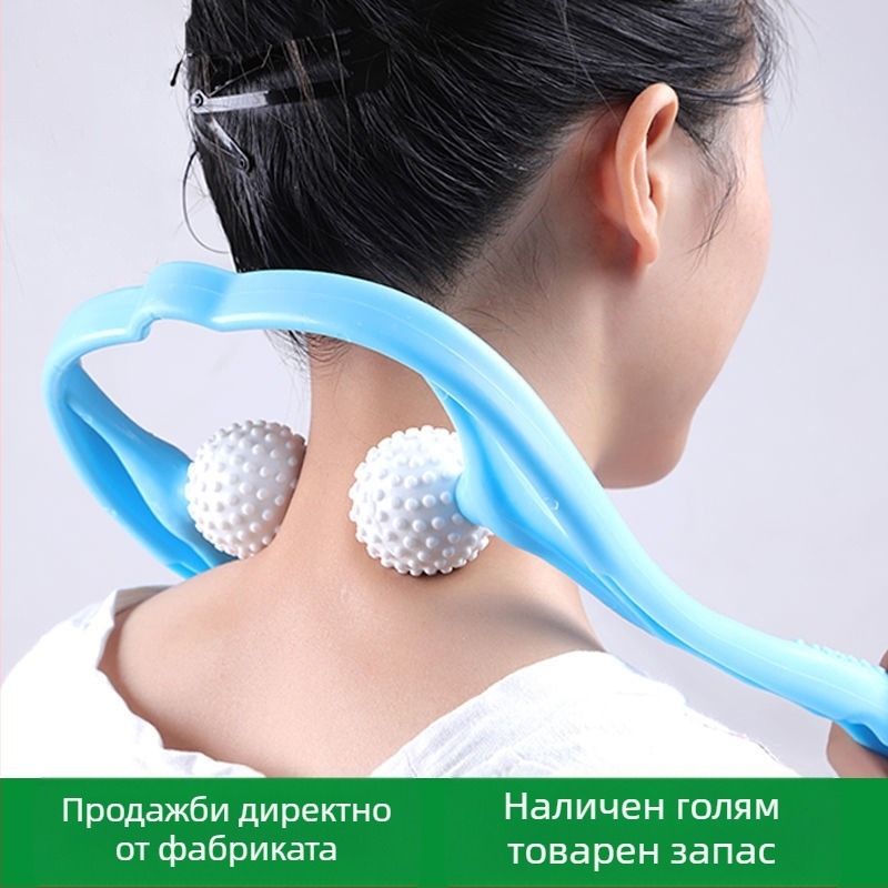 Ръчен масажор за шия и рамена, 2 масажни глави, модел HD5, QTQ