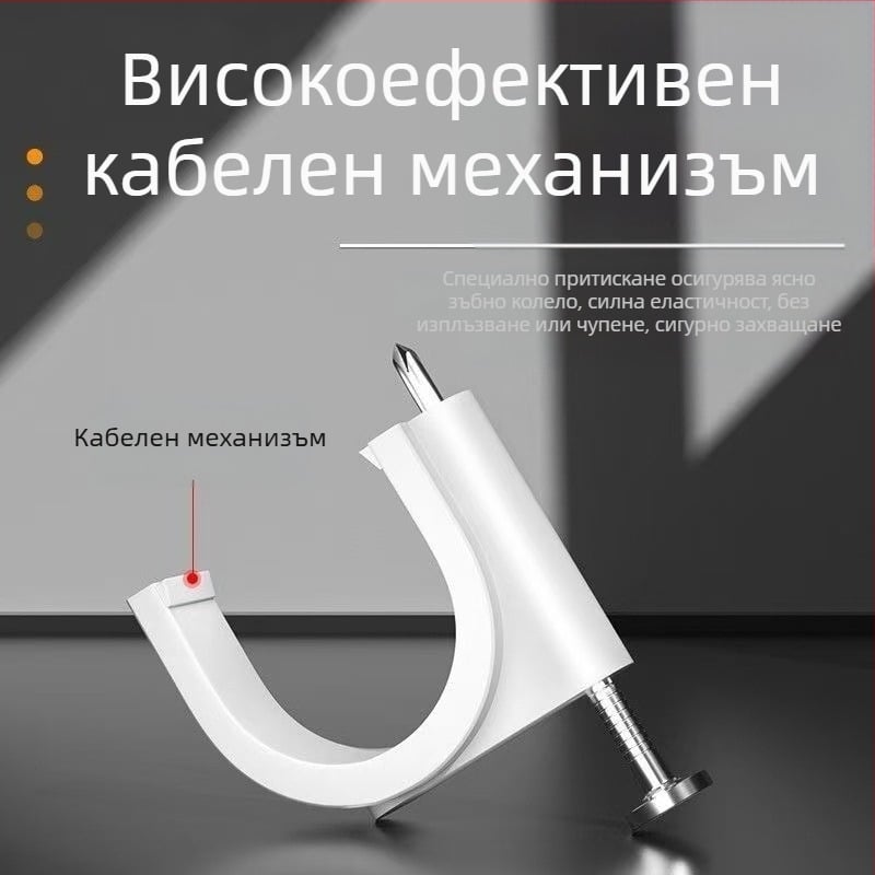 LTS нейлонови кабелни фиксатори и клипове за кабели – вътрешно използване, кръгли и квадратни форми