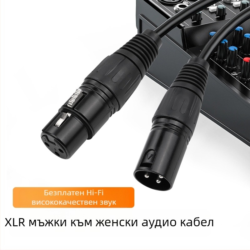 GM XLR аудио кабел, меден проводник, голо медно ядро, ROHS