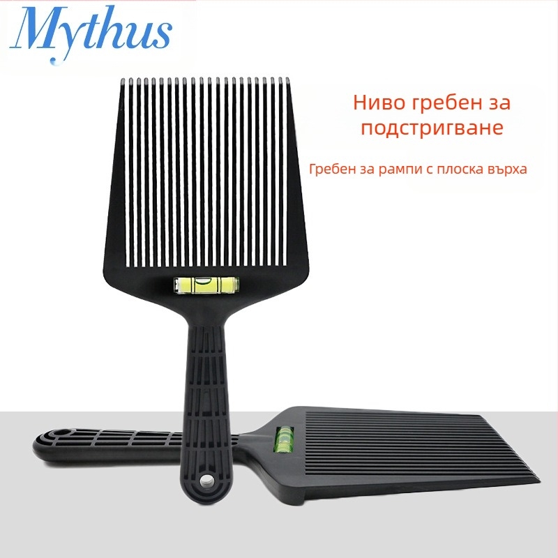 Mythus Фризьорски гребен с верниер баланс – ABS пластмаса, лицензиран частен етикет