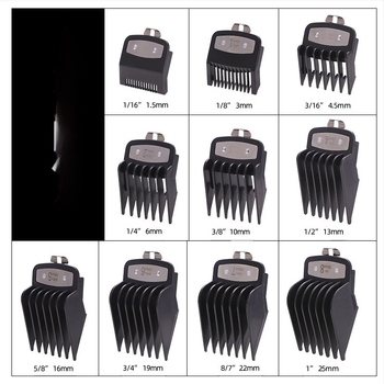 Приставка за подстригване – ограничител, универсално пасване, материал: смола, комплект от 8 части, марка Hengtong