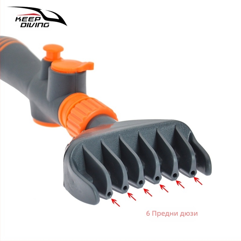Ръчна четка за почистване на филтърни елементи за плувен басейн, модел TL-B60-6, KEEP DIVING, пластмасова