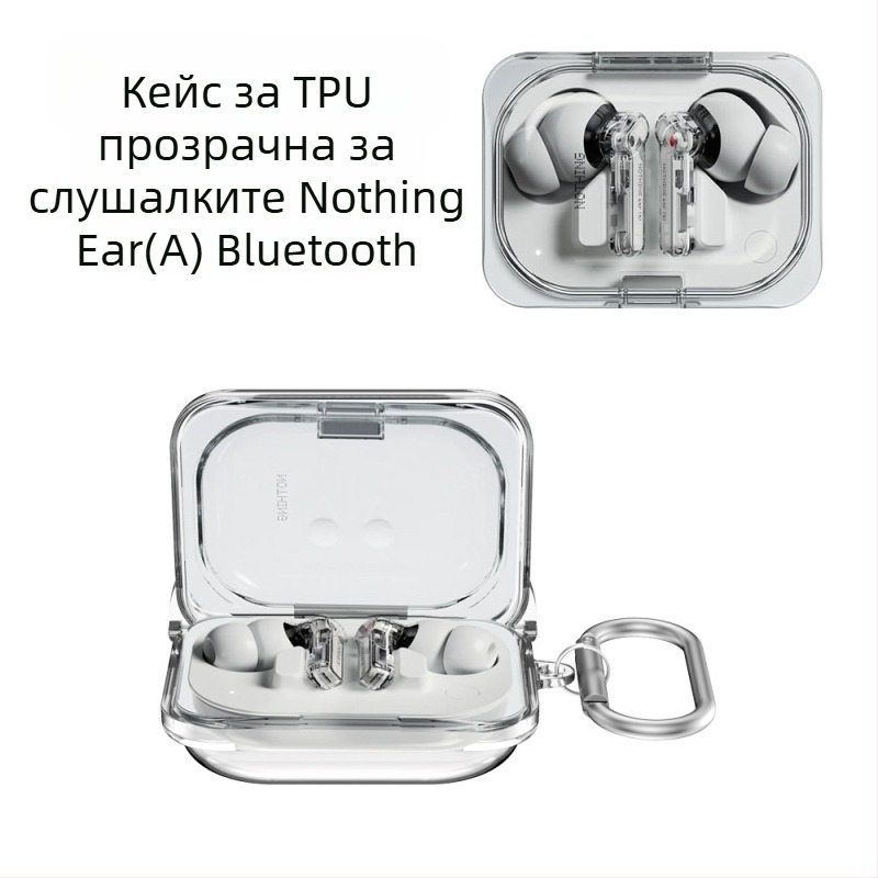 TPU защитен твърд калъф за Nothing Ear(A) Bluetooth слушалка — против падане, прахоустойчив, преносимо съхранение, инжекционно формован, персонализируем