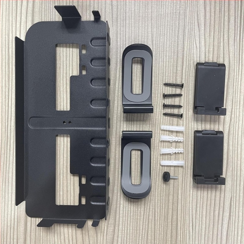 PS5 Стенен монтажен държач със стойка за слушалки за PS5, PS5 Slim, PS5 Pro и PS5 VR2 | метал + ABS, 445 g