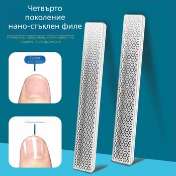 Mingjiang нано-стъклен файл за нокти, ултра тънък, OEM, инструмент за оформяне на нокти