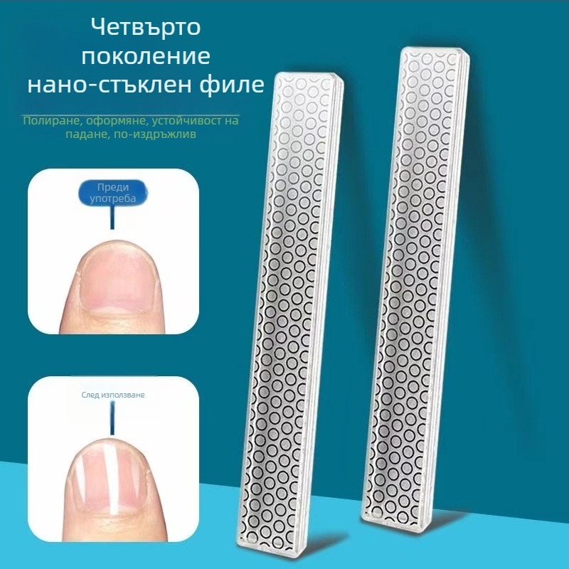 Mingjiang нано-стъклен файл за нокти, ултра тънък, OEM, инструмент за оформяне на нокти