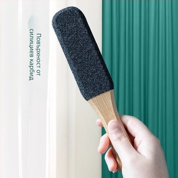 Xiang Yu Педикюр шлайф за крака от бук със силициев карбид, овален камък, 200 бр в кутия – инструмент за грижа за краката