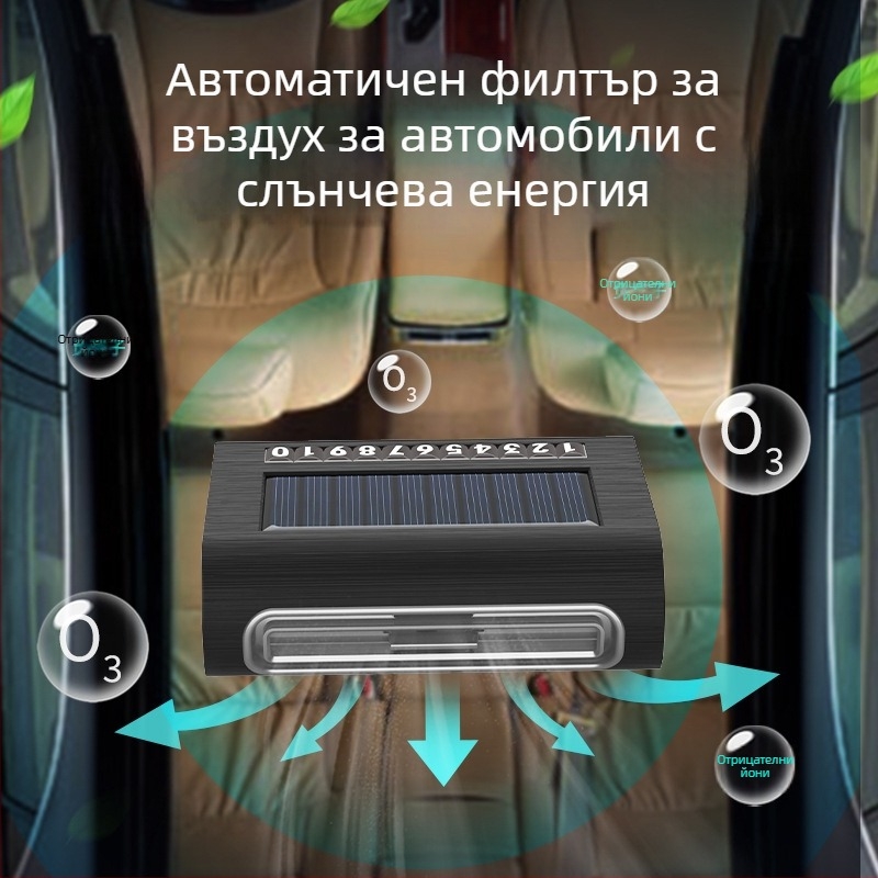 Озонов автомобилен въздухоочистител с автоматичен режим, модел 8819, мощност 1W USB захранване, 5V, активен кислород 20 мг/ч