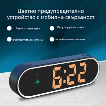 HUD автомобилен дисплей за предното стъкло с вход Beidou и GPS, USB захранване, модел K11, Тип 005, универсална съвместимост