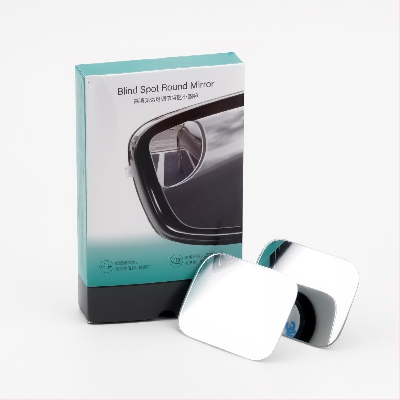 BC Автомобилно огледало за задно виждане – сърцевидно без кант, допълнително огледало за слепи зони, HD обратно виждане, широко зрително поле