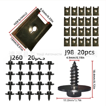Самонарезен винт с шестоглава глава и шайба, цинково покритие, модел J98 + J260, Hengyou Ji