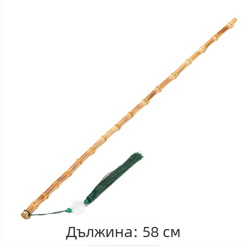 Палка за танци от бамбук, тип: указател от бамбук с корен; Материал: бамбук; Лого: отпечатано