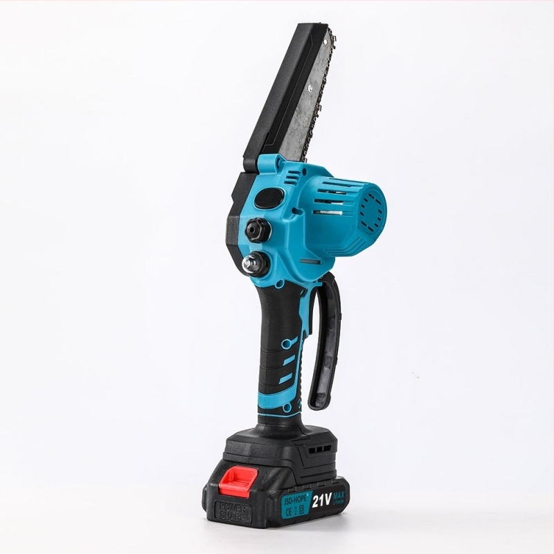 Ръчна електрическа верижна резачка с презареждаща се литиева батерия, 220V, верига от алуминиева сплав