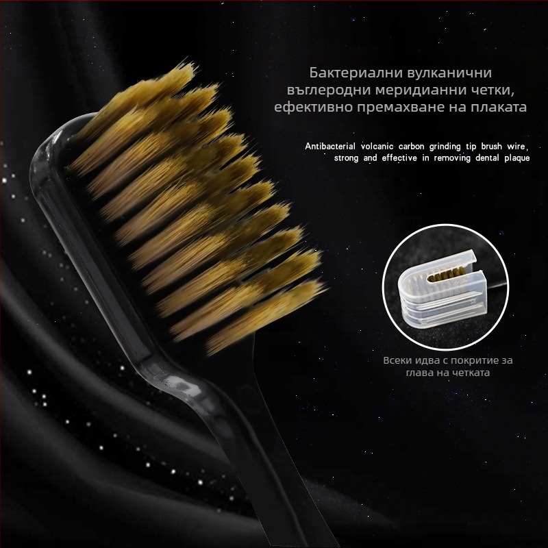 Ръчна зъбна четка Kaja - меки четина, модел 668, 60 бр., подаръчна кутия, индивидуално опакована