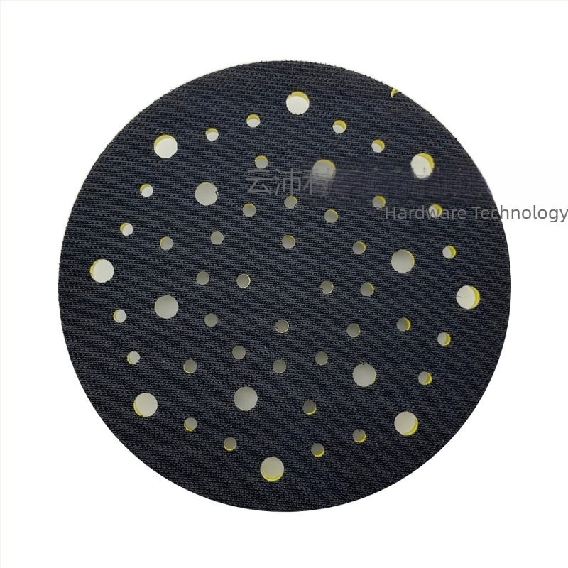 Порест пневматичен полиращ диск, Марка: Други, PU + найлон кука-лента, абразив: найлон, твърдост: средна, съвместим с MIRKA база за дискове