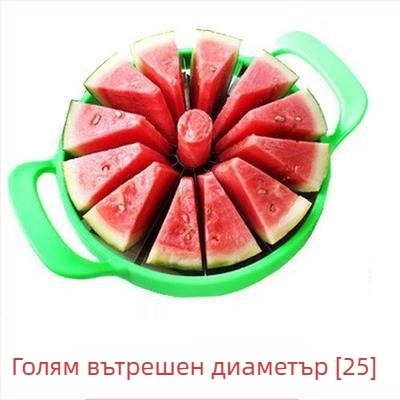 Ji Huang Нож за диня и издълбаване на ядки с резец за ябълки – пластмаса и неръждаема стомана, мултифункционален разделител за плодове