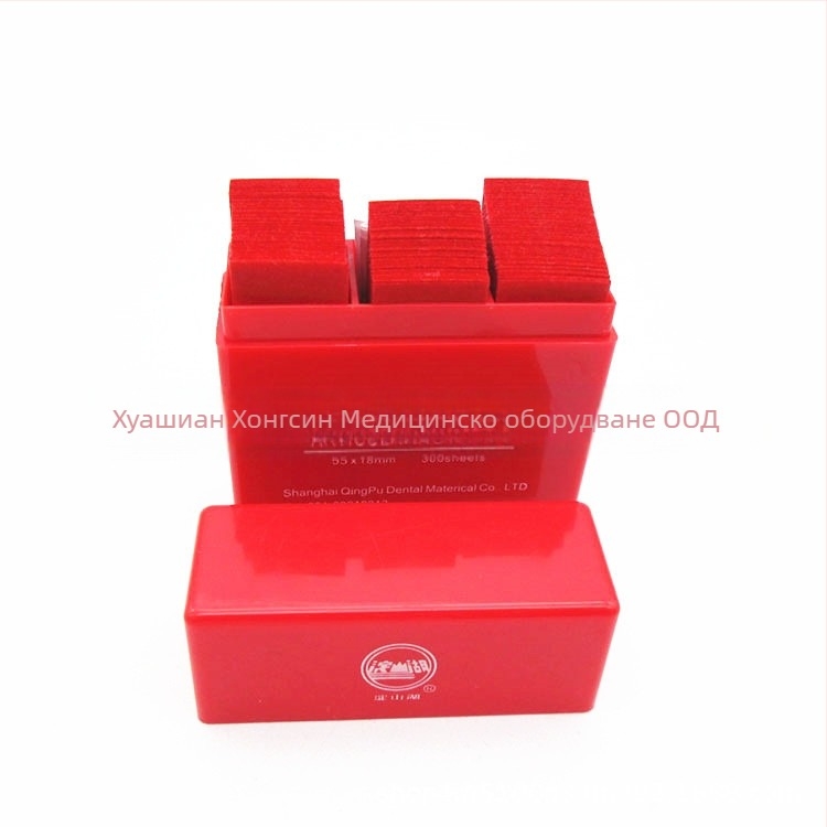 Дентална оклузиална хартия, еднократна, 65 г, за възрастни, аромат роза